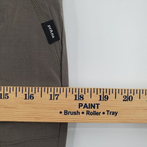 Prana Railay Straight Pants Women Size Medium NWT UPF 50+ Stretch Rye Green - Picture 15 of 16